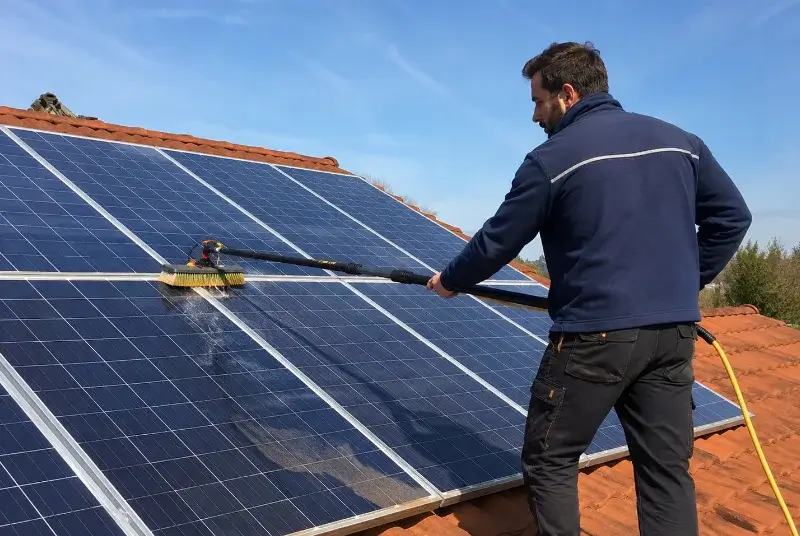 Nettoyage et entretien de panneaux solaires à Urmatt